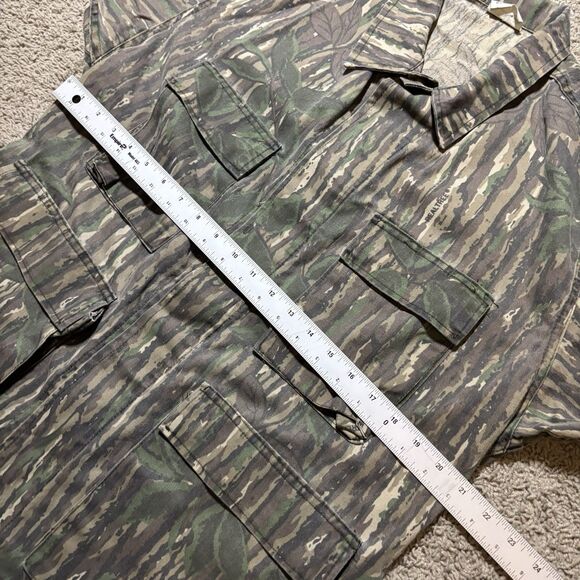 Vintage Realtree Jacket Mens Large Brown Real Tree Camo Hunting Military - Picture 7 of 8